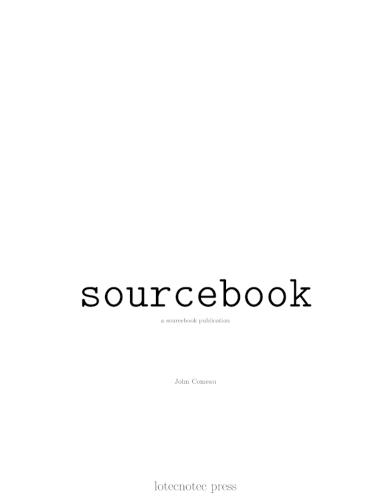 sourcebook  by John Comeau at Abbey's Bookshop, 