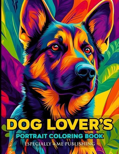 Dog Lover's Portrait Coloring Book  by Angelise Rouse at Abbey's Bookshop, 