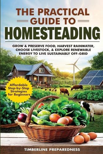 The Practical Guide to Homesteading: Affordable Step-by-Step Strategies for Beginners-Grow & Preserve Food, Harvest Rainwater, Choose Livestock, Explore Renewable Energy, & Live Sustainably Off-Grid  by Timberline Preparedness at Abbey's Bookshop, 