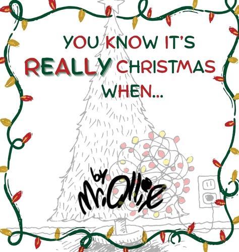 You Know It's Really Christmas When  by MR Ollie at Abbey's Bookshop, 