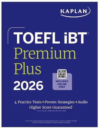 TOEFL iBT Premium Plus 2026  by Kaplan Test Prep at Abbey's Bookshop, 