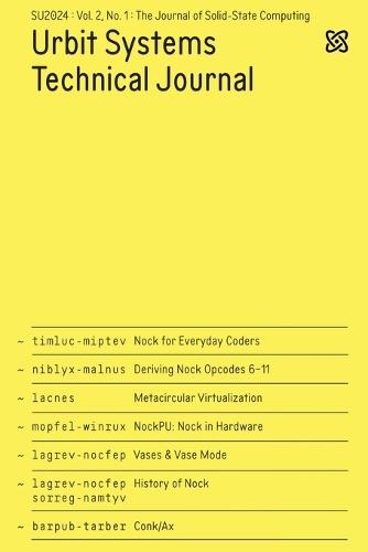 Ustj V2n1  by Urbit Foundation at Abbey's Bookshop, 