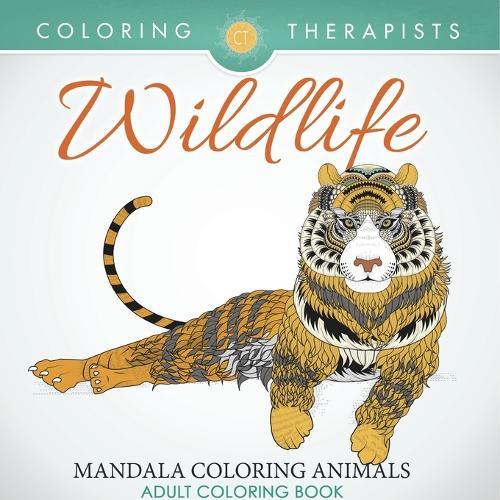 Wildlife: Mandala Coloring Animals - Adult Coloring Book  by Coloring Therapist at Abbey's Bookshop, 