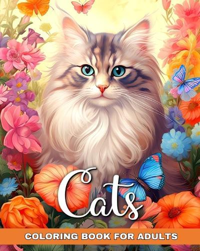 Cats Coloring Book for Adults: Cat Grayscale Coloring Pages  by Regina Peay at Abbey's Bookshop, 