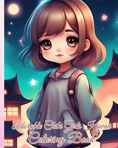 Adorable Chibi Girls Kawaii Coloring Book: Featuring Cute Designs in Anime Style, Fantasy Coloring Book For Kids, Teens  by Thy Nguyen at Abbey's Bookshop, 