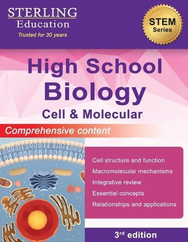 High School Biology: Comprehensive Content for Cell & Molecular Biology  by Sterling Education at Abbey's Bookshop, 