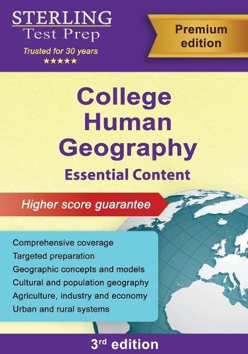 College Human Geography: Essential Content  by Sterling Test Prep at Abbey's Bookshop, 