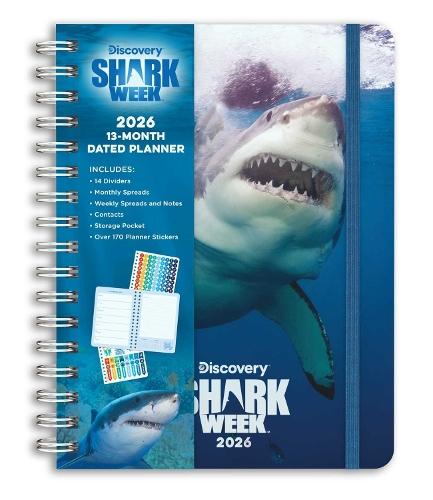 2026 Shark Week 13-Month Weekly Planner  by Insight Editions at Abbey's Bookshop, 