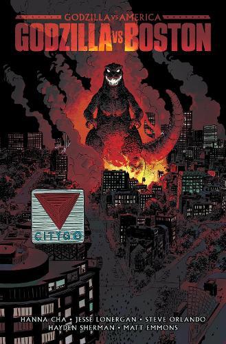 Godzilla Vs. America: Boston  by Hanna Cha at Abbey's Bookshop, 