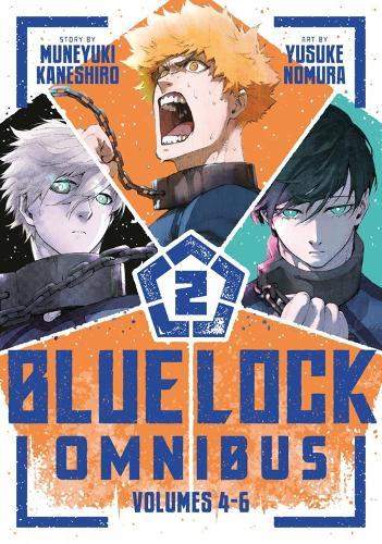 Blue Lock Omnibus 2 (Vol. 4-6)  by Muneyuki Kaneshiro at Abbey's Bookshop, 