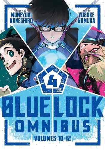 Blue Lock Omnibus 4 (Vol. 10-12)  by Muneyuki Kaneshiro at Abbey's Bookshop, 