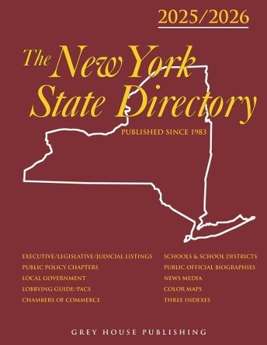 New York State Directory, 2025/26  by David Garoogian at Abbey's Bookshop, 