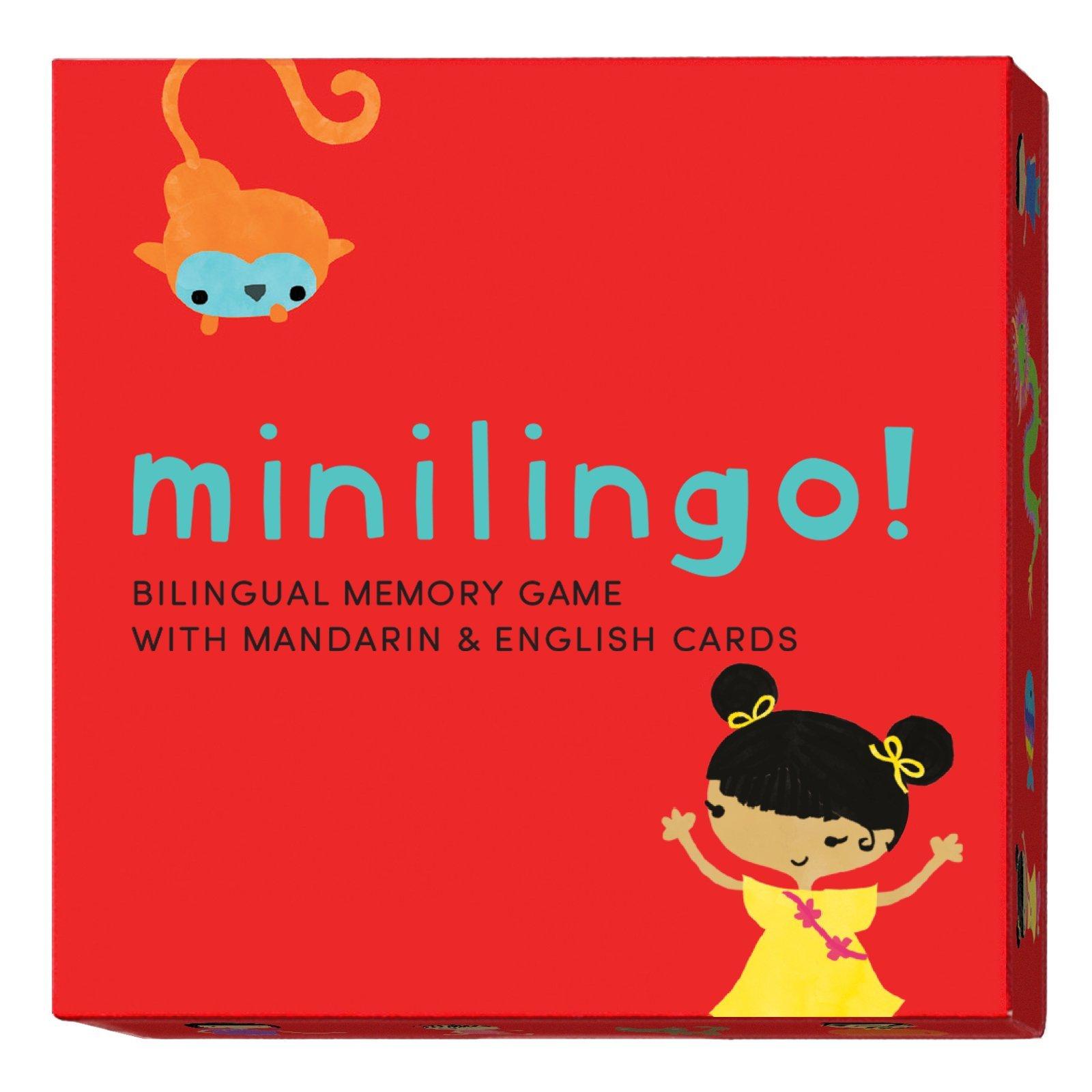 Minilingo Mandarin / English Bilingual Flashcards: for Memory Snap & Other Games