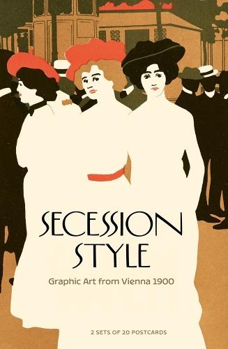 Secession Style: Graphic Art from Vienna 1900: 2 Sets of 20 Postcards  by Koloman Moser at Abbey's Bookshop, 