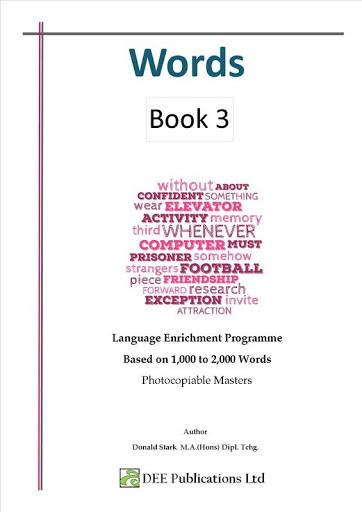 Words Book 3: 1000 to 2000 Words (BLM) PRICE ONLY WHILE STOCK LASTS  by Donald Stark at Abbey's Bookshop, 