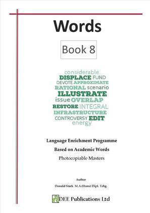 Words Book 8: Academic Words (BLM) Secondary & Tertiary PRICE ONLY WHILE STOCK LASTS  by Donald Stark at Abbey's Bookshop, 