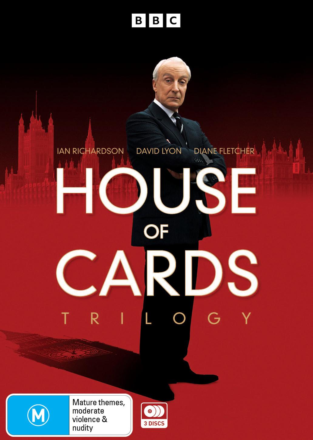 House of Cards: Trilogy (Region 4 DVD)  by BBC Studios at Abbey's Bookshop, 