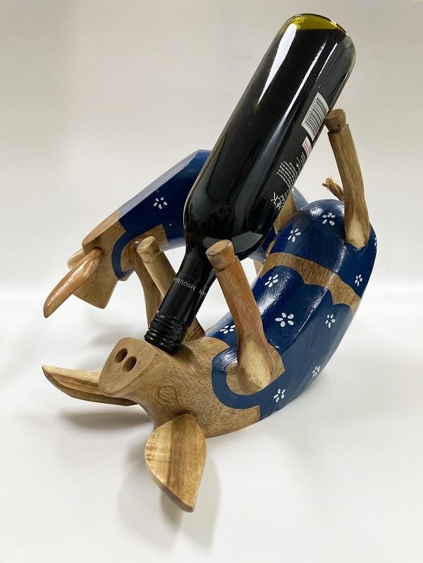 Navy Wine Pig  by Ducks! at Abbey's Bookshop, 