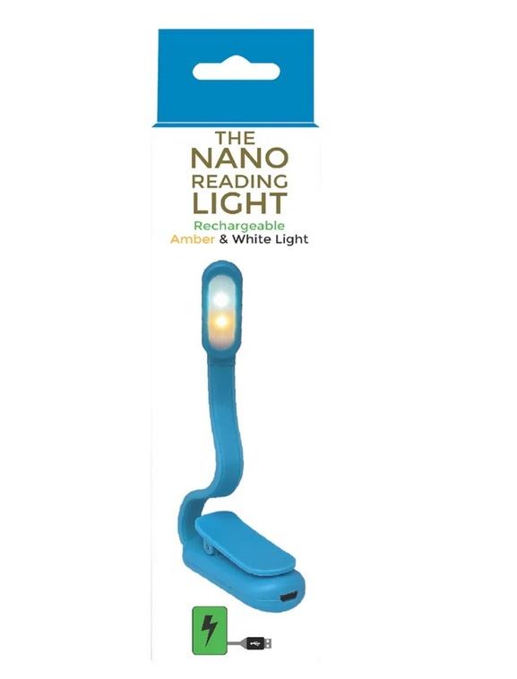 Nano Book Light Rechargeable (Blue)