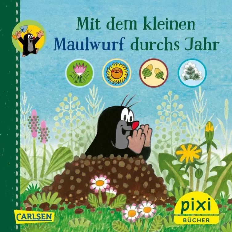 Mit dem Maulwurf Durchs Jahr  by Zdenek Miler at Abbey's Bookshop, 