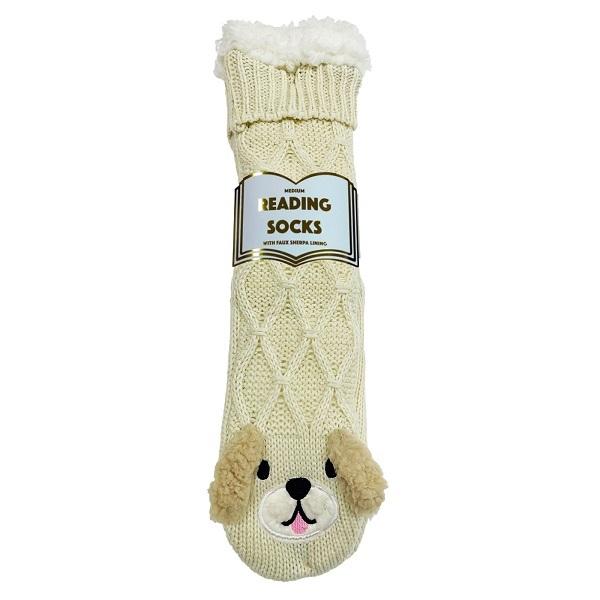 Reading Socks (Labrador Small)  by Artico at Abbey's Bookshop, 